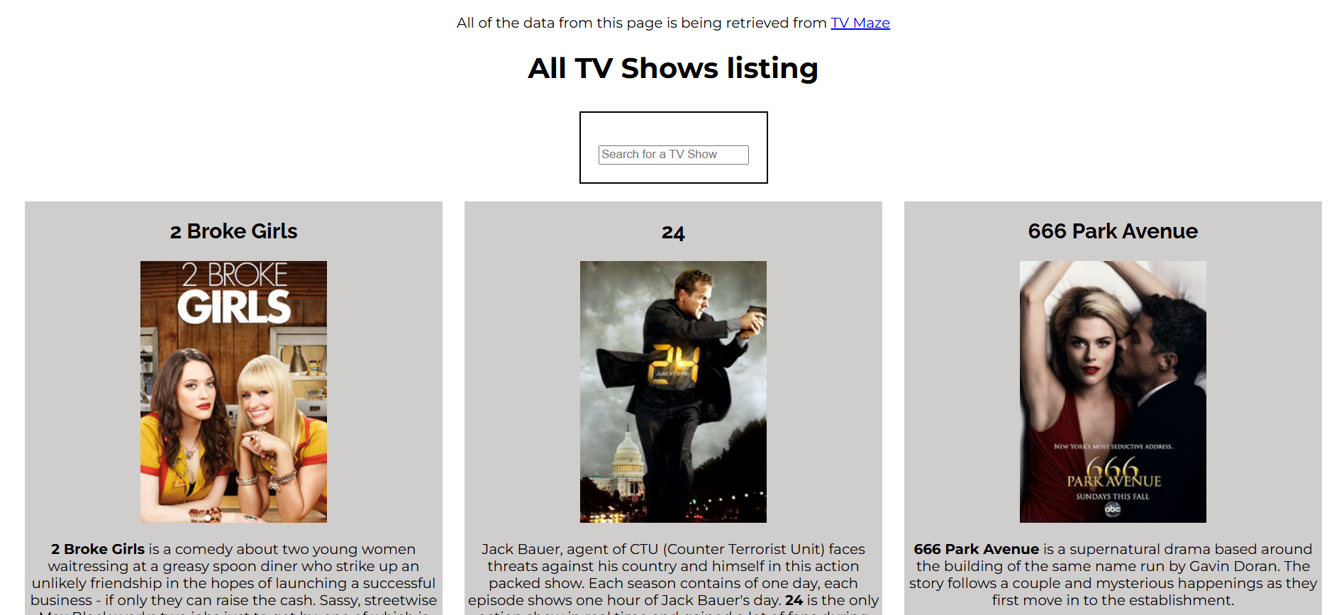 Serna TV APP Project